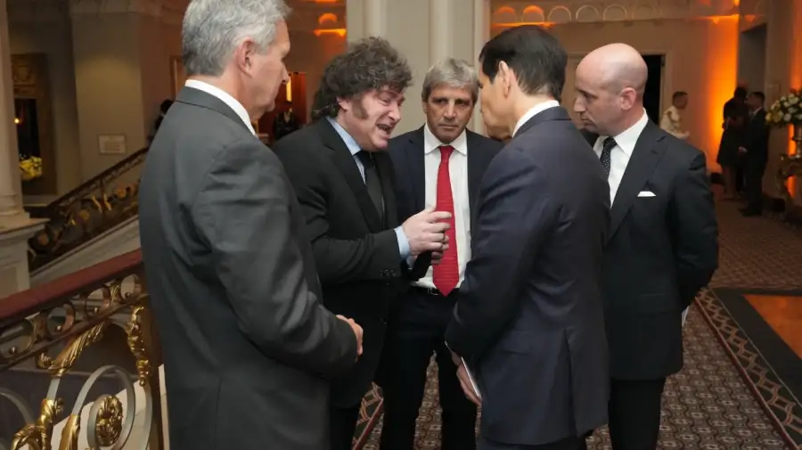 Milei con Marco Rubio en Nueva York
