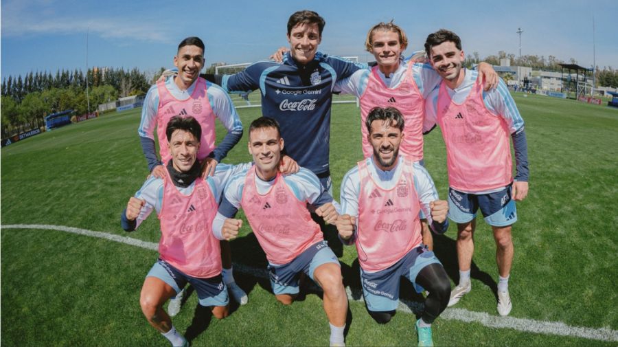 Selección Argentina en Ezeiza
