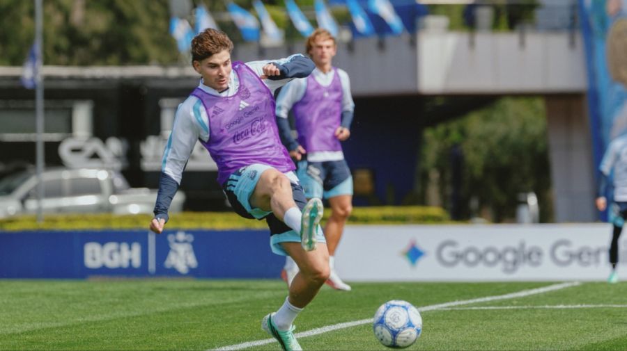 Selección Argentina en Ezeiza