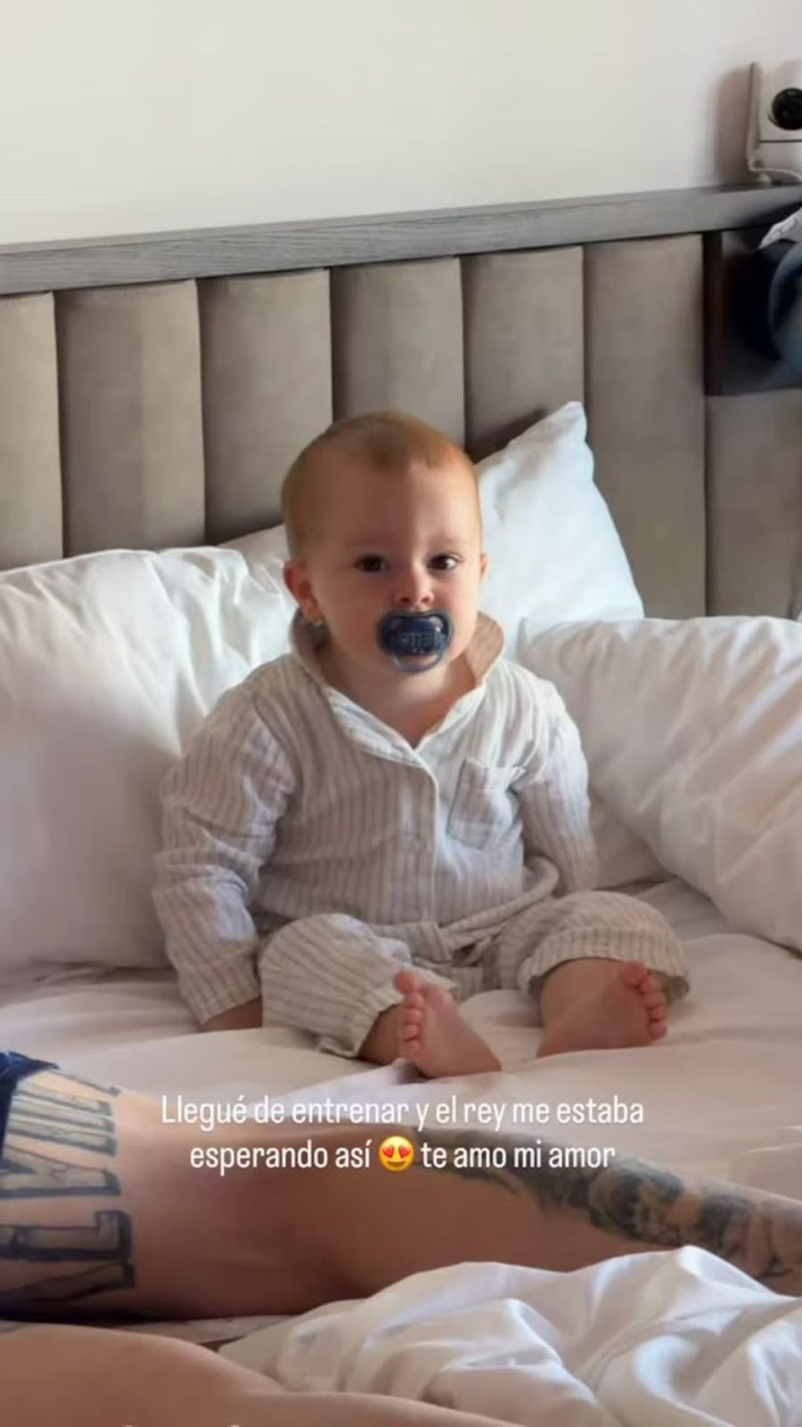 Sol Pérez y su hijo Marco