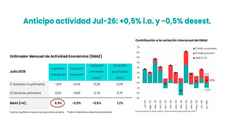Anticipo de actividad económica