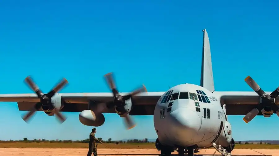 Inspección del KC-130H Hercules