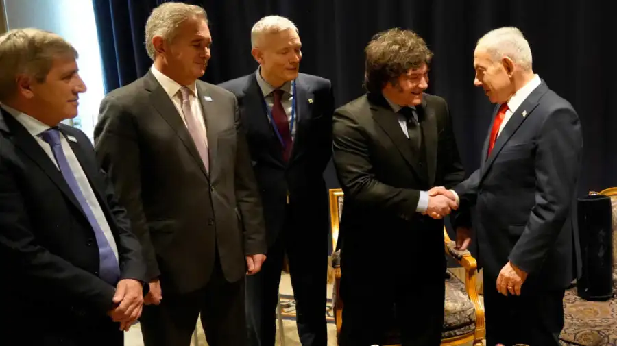 Javier Milei con Benjamin Netanyahu 24092026
