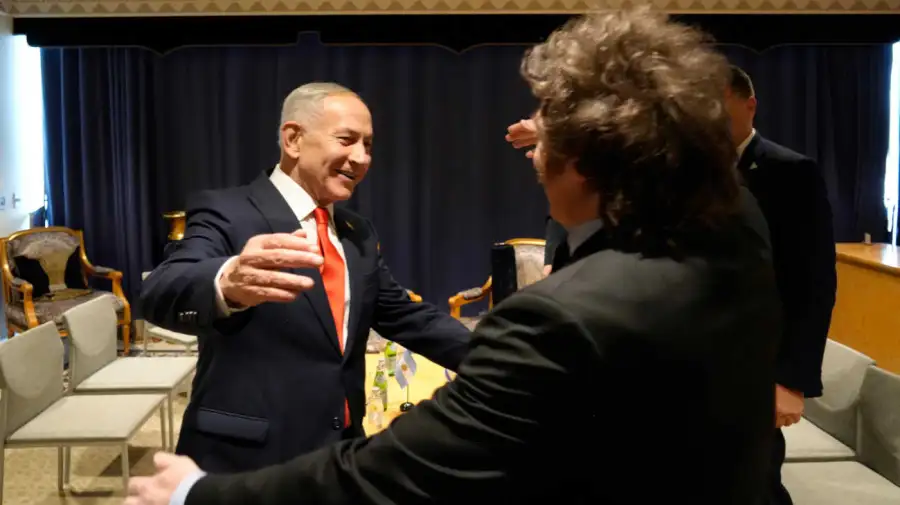 Javier Milei con Benjamin Netanyahu 24092026