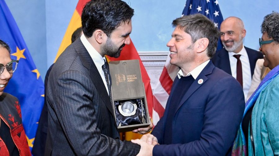 Kicillof con Mamdani