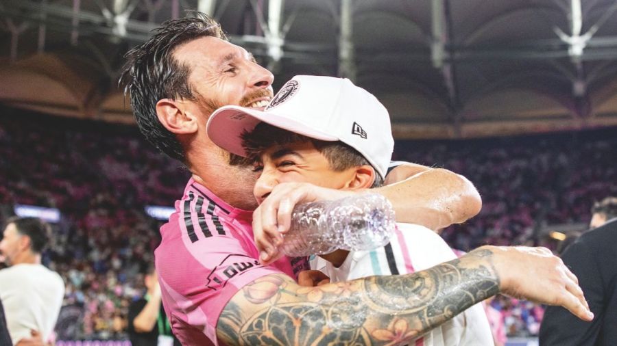 Lionel Messi celebró en Miami