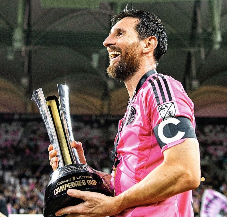 Lionel Messi festejó un nuevo título