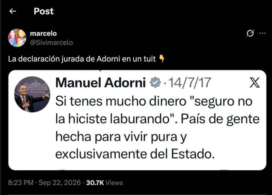 Manuel Adorni