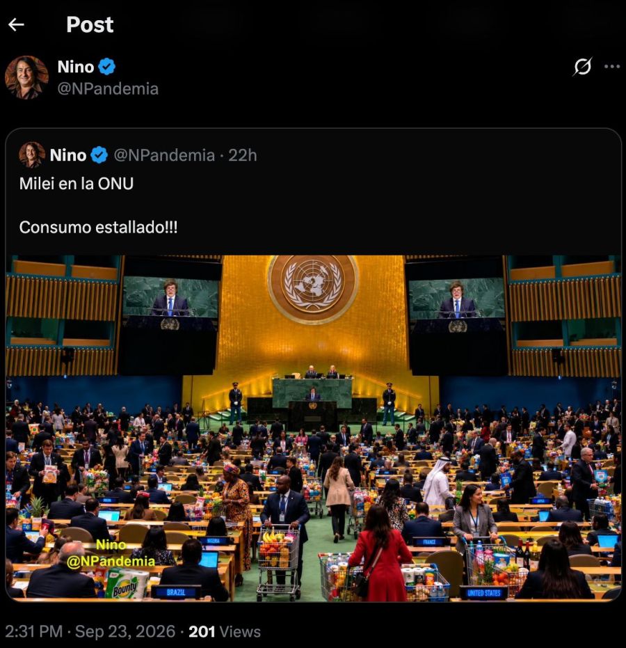 Milei ONU