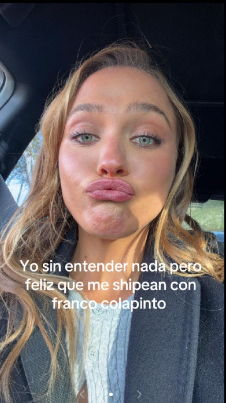 Sofía Solá sobre los rumores con Franco Colapinto