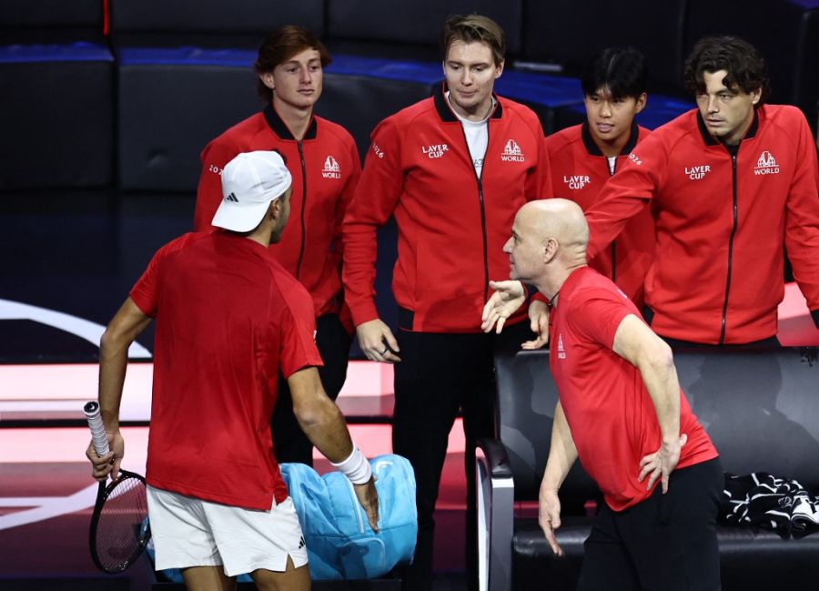 Francisco Cerúndolo en la Laver Cup 2026