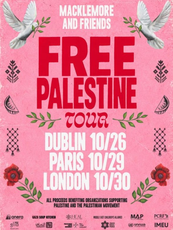 Macklemore anunció su Free Palestine Tour