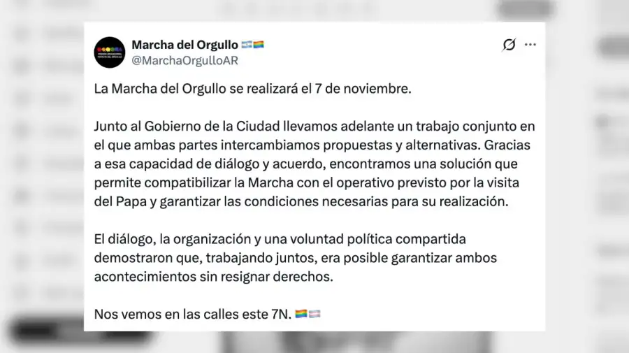 Marcha del Orgullo 2026