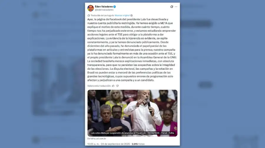 Posteo Éden Valadares