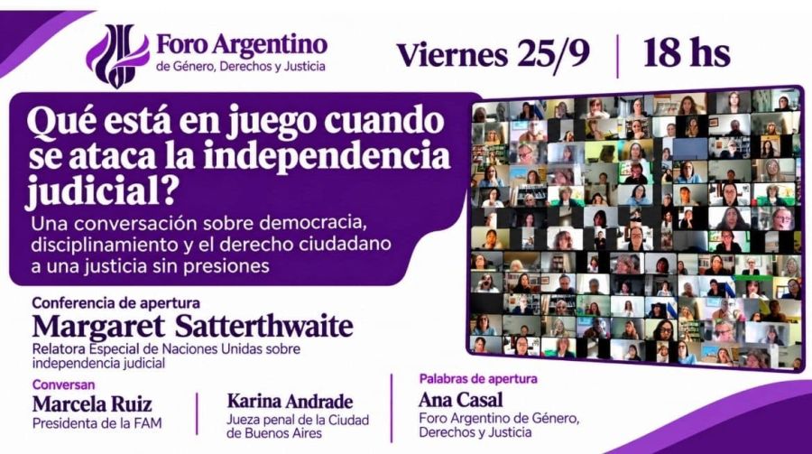 Encuentro sobre independencia judicial