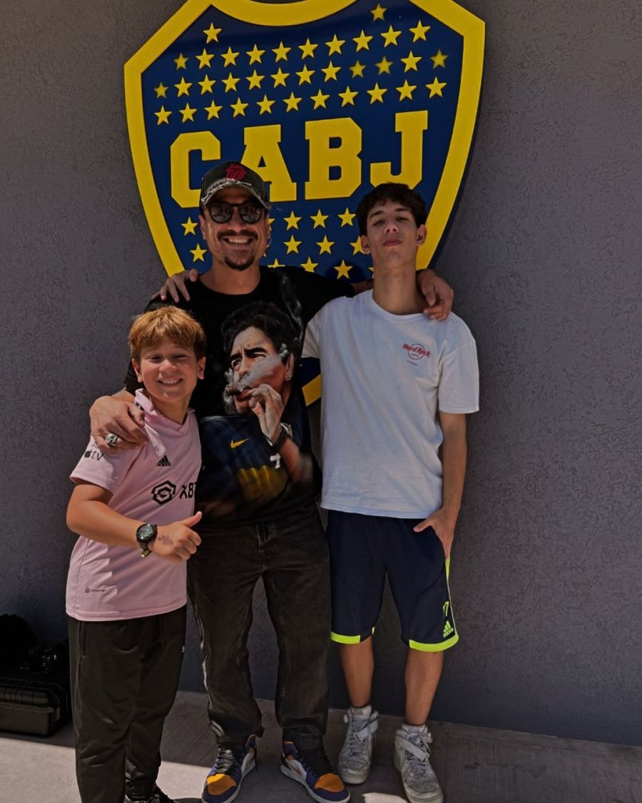 Gianluca, el hijo de Daniel Osvaldo