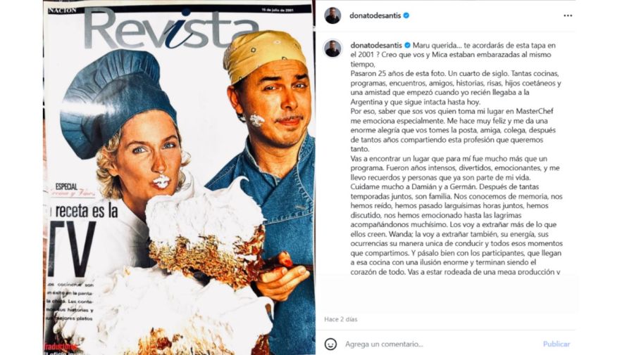 Donato de Santis sobre MasterChef