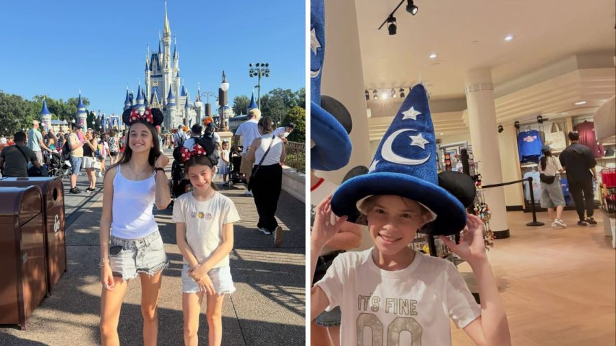 Las vacaciones de Darío Cvitanich e Ivana Figueiras en Disney: familia ensamblada y diversión en parques temáticos 