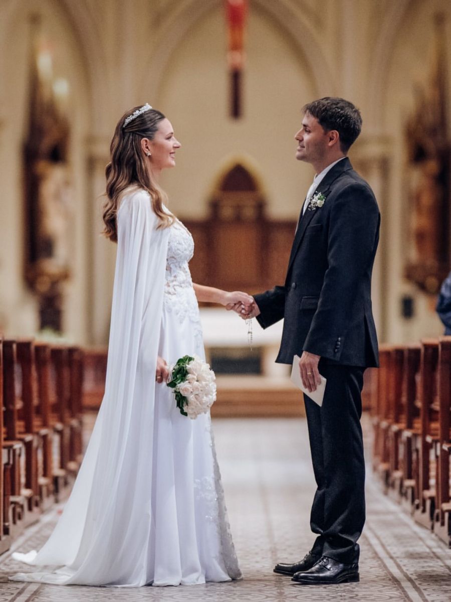 Martín Candalaft y su esposa