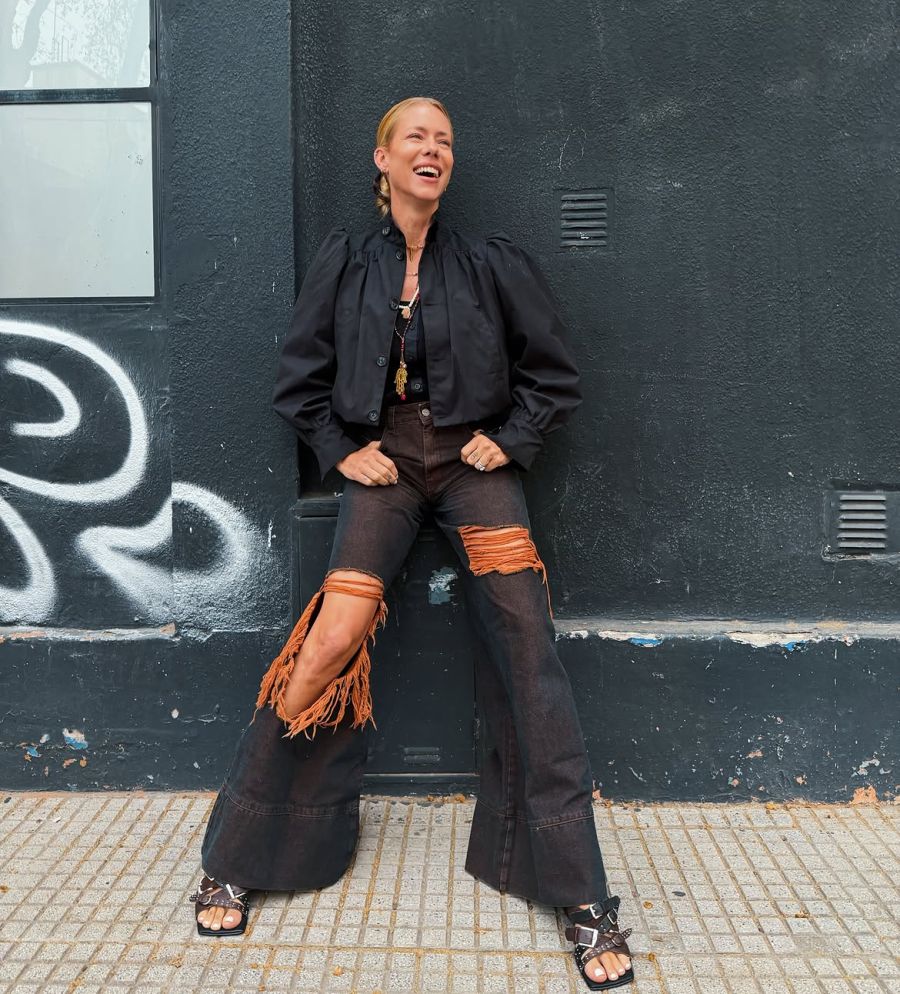 Nicole Neumann jeans