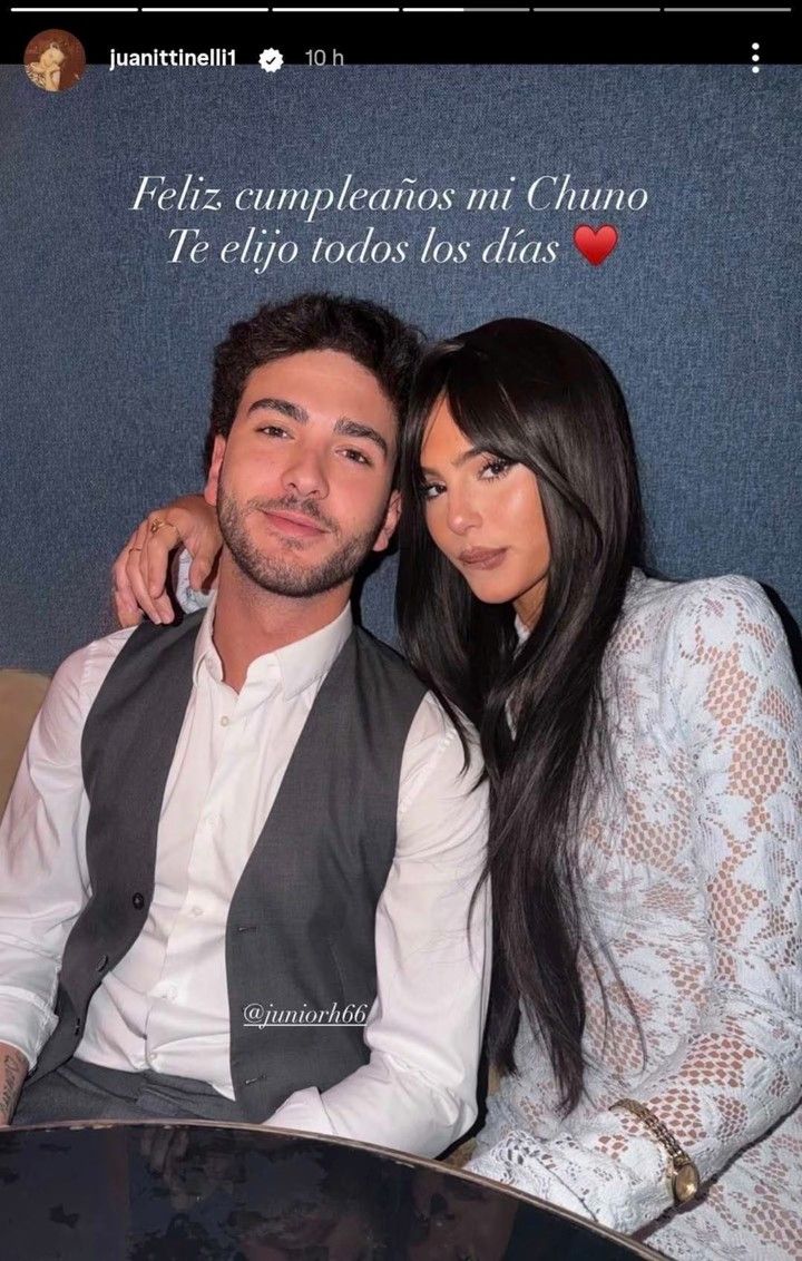 Juana Tinelli blanqueó su romance
