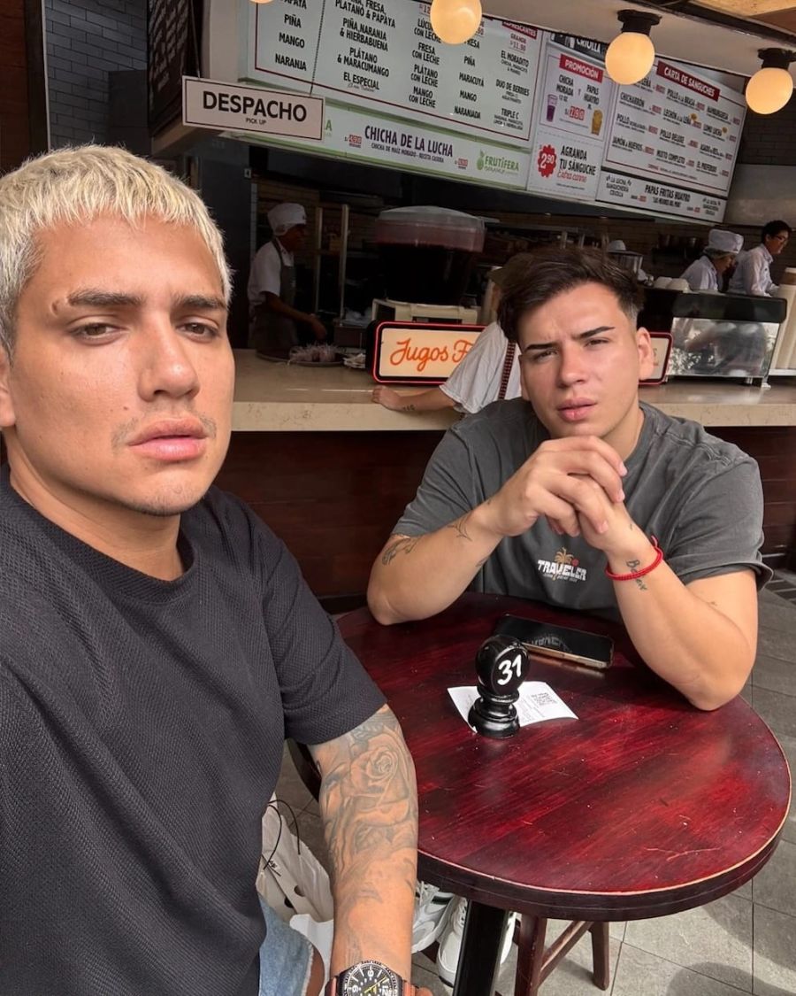 Kennys Palacios y su novio