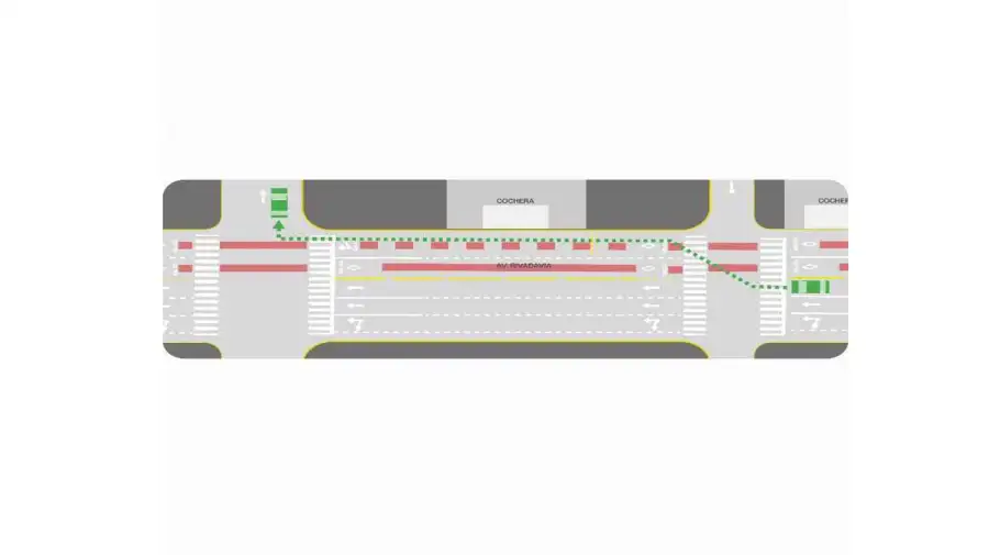 Trambus en CABA carriles exclusivos