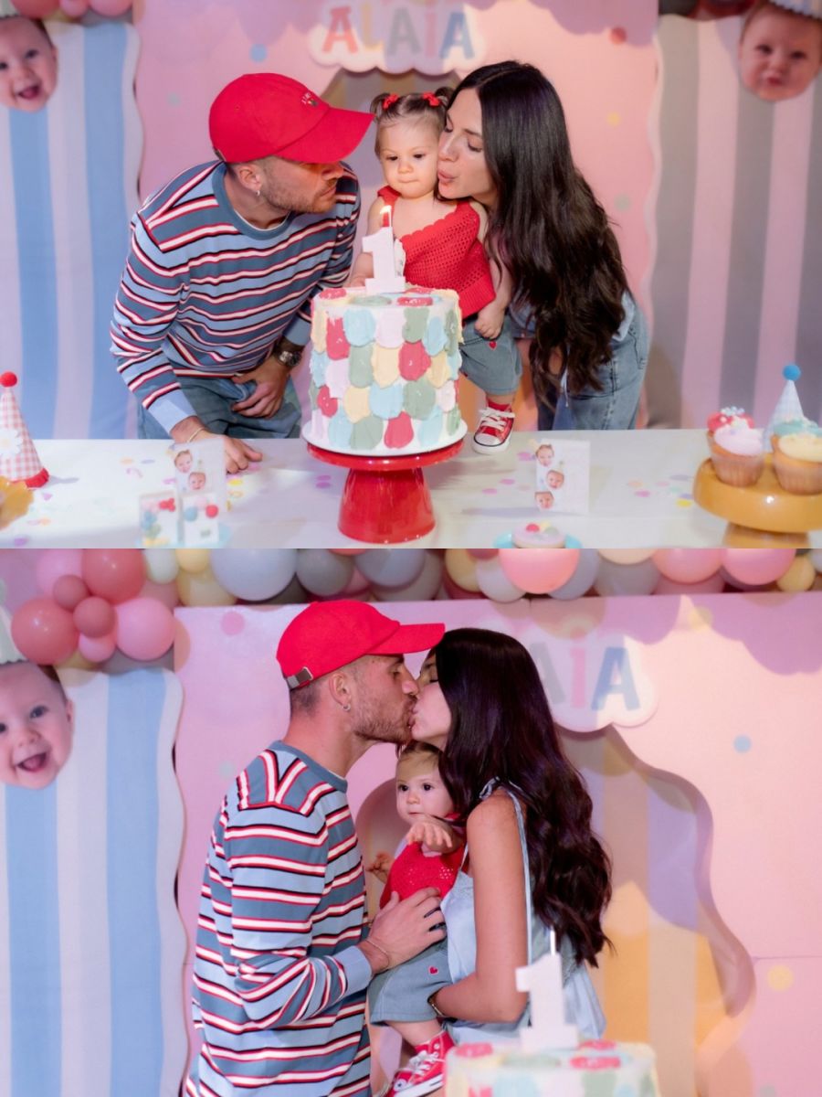 Ailen Cova y Alexis Macallister mostraron cómo fue el festejo del primer año de su hija Alaia