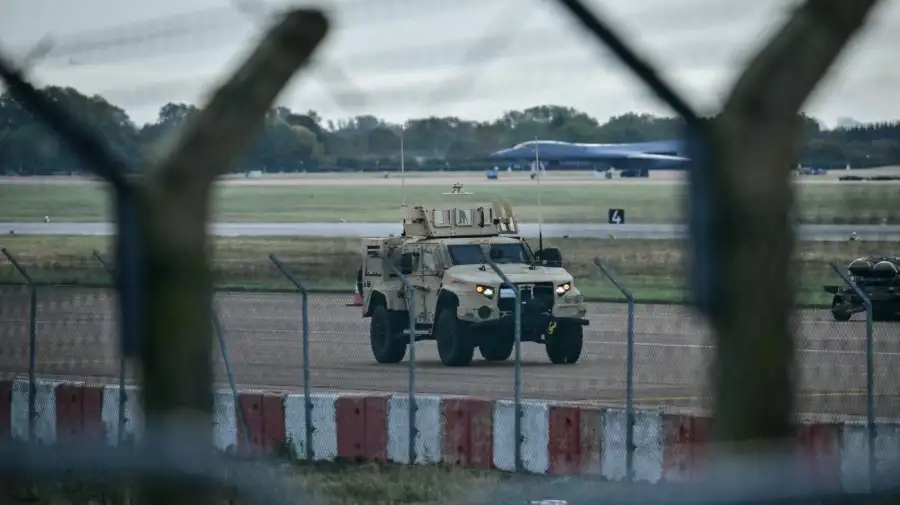 Base de la RAF Fairford, en Reino Unido