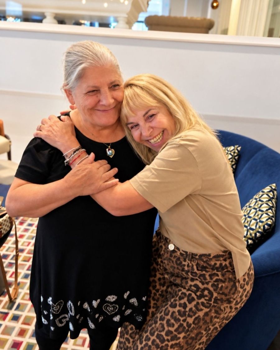 Claudia Villafañe y Mamá Lucía