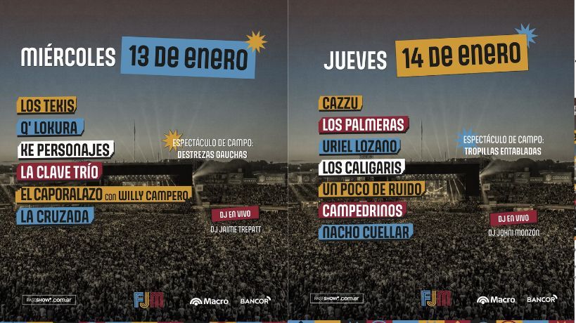 Festival Nacional de Doma y Folklore de Jesús María días 13 y 14