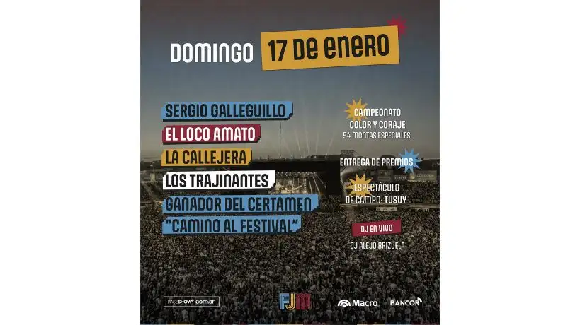 Festival Nacional de Doma y Folklore de Jesús María domingo 17