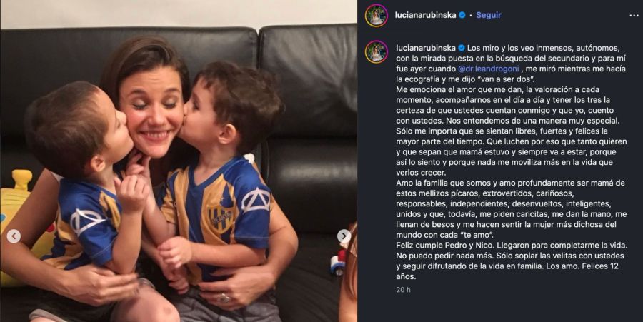 Luciana Rubinska, Pedro Ferreiro, Nicolás Ferreiro