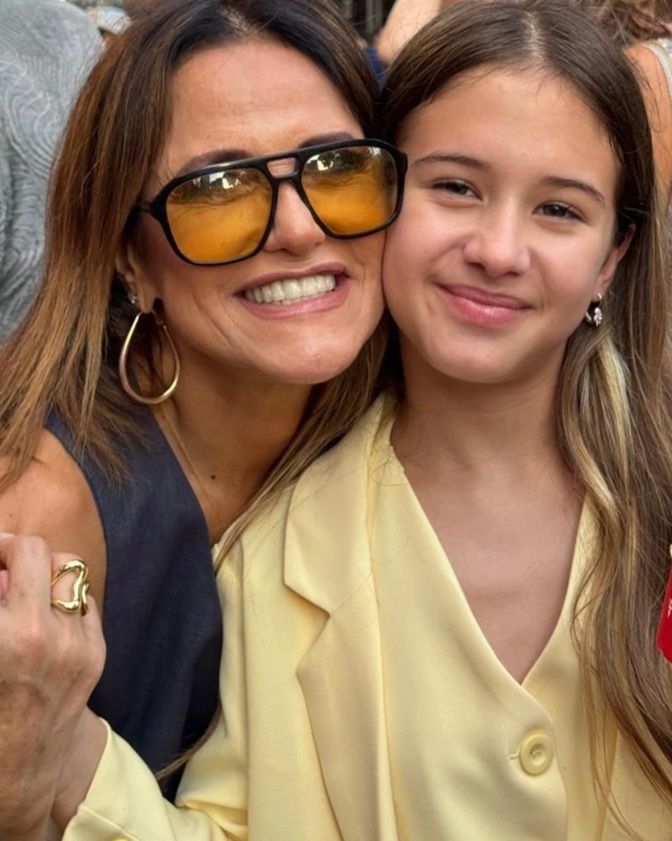 Ricky Diotto, Fernanda Callejón y su hija