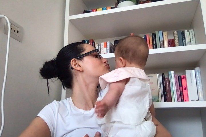 Oriana Sabatini y su hija Gia