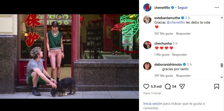 Respuesta de Esteban Lamothe a Netflix