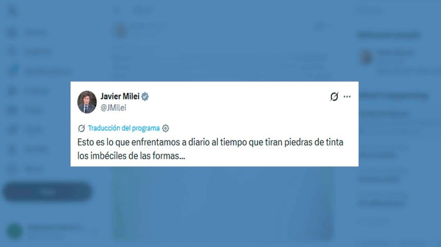 X Javier Milei
