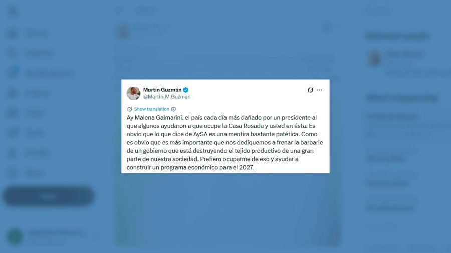 X Martín Guzmán