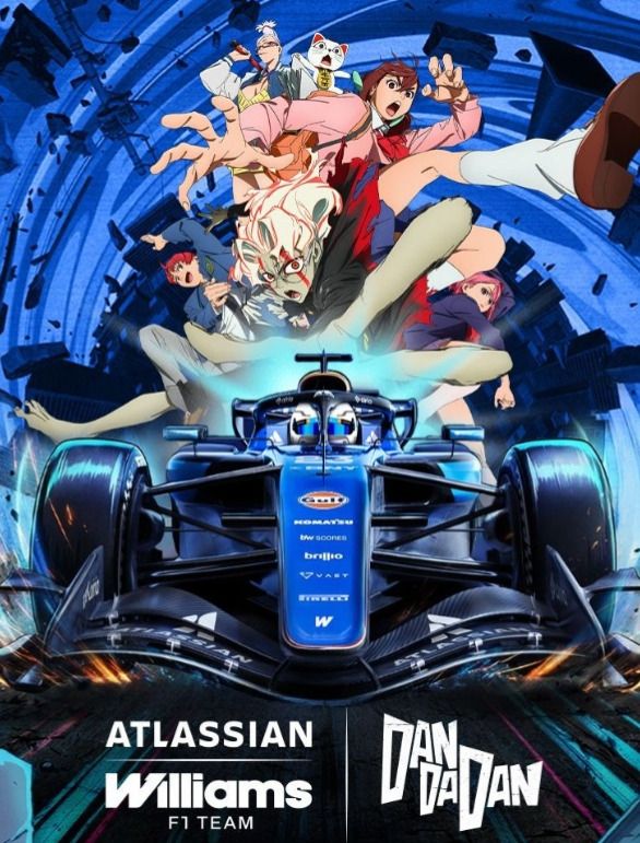 El Atlassian Williams F1 Team y el anime DAN DA DAN