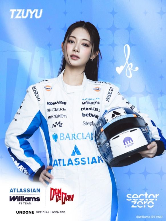 El Atlassian Williams F1 Team y TZUYU