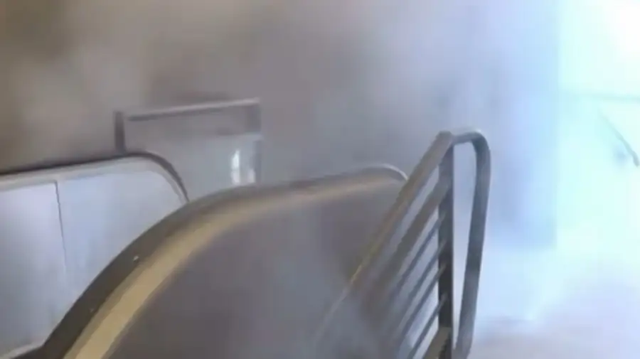 Incendio en la estación de Constitución