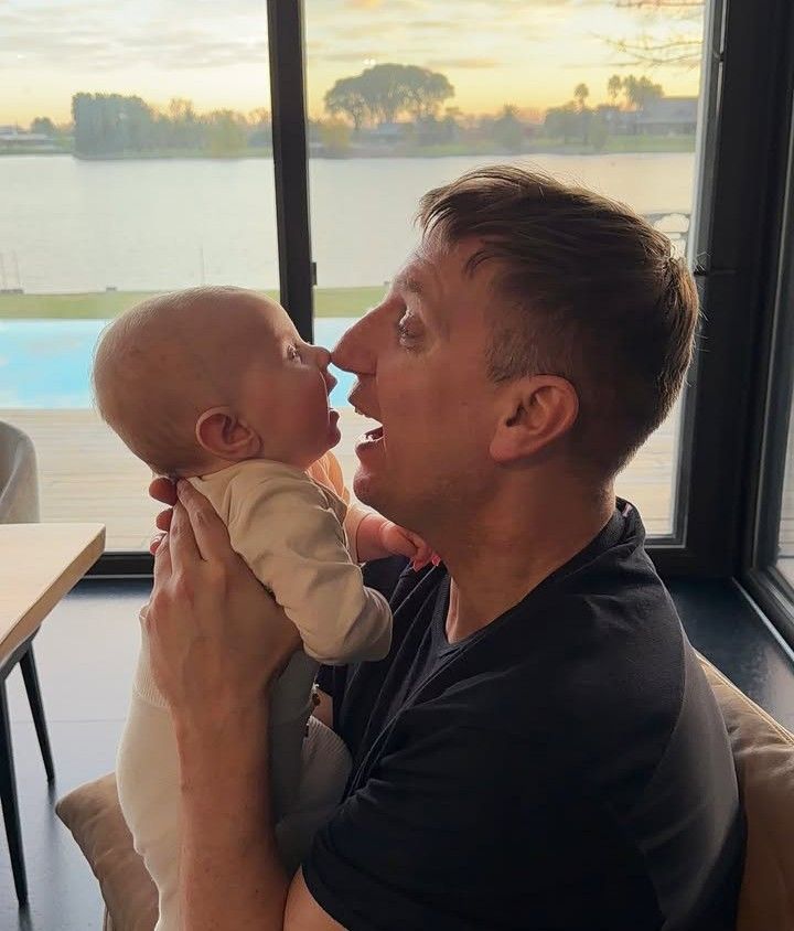 Maxi López con Lando