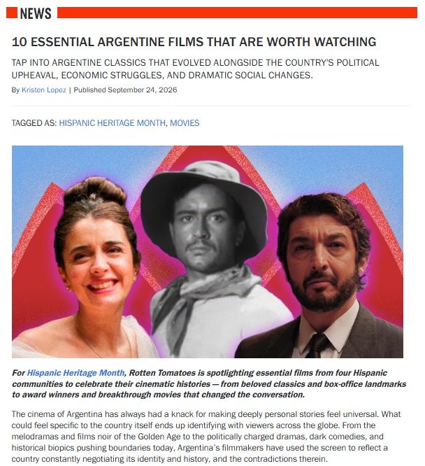 Polemica en redes por el cine argentino