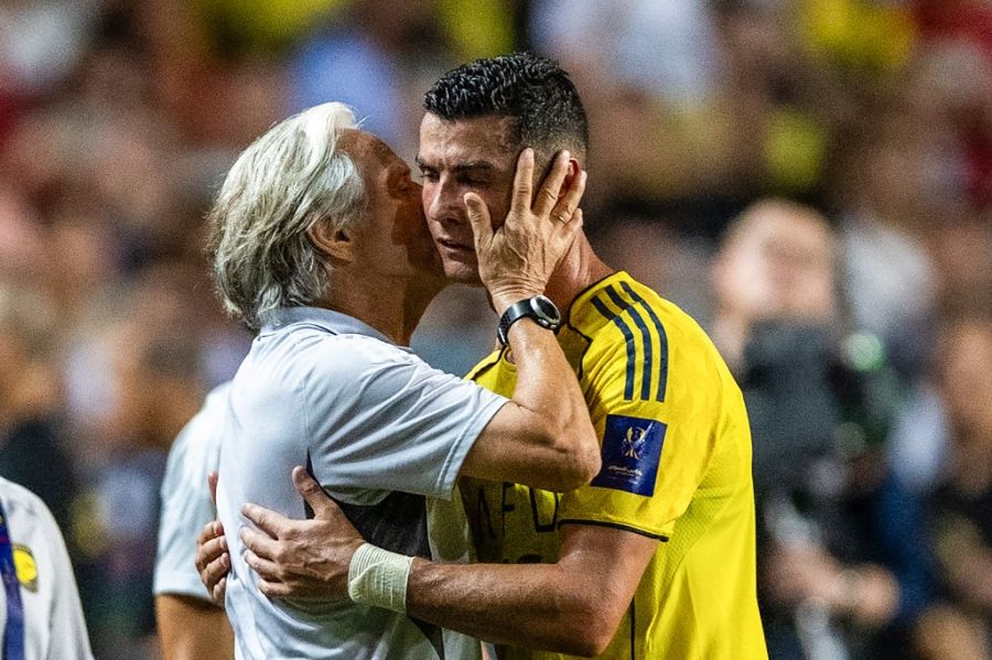 Cristiano Ronaldo y Jorge Jesús
