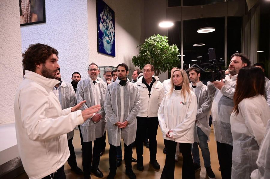 Karina Milei y gobernadores visitaron el mercado mayorista de Rungis