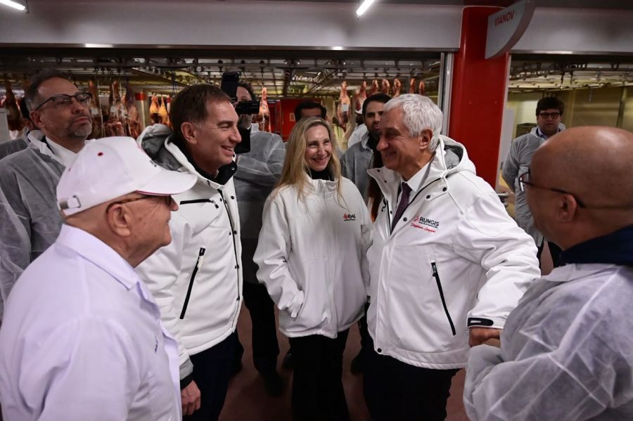 Karina Milei y gobernadores visitaron el mercado mayorista de Rungis