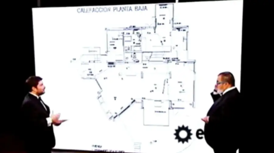 Lanata muestra un plano de la casa de Cristina Kirchner