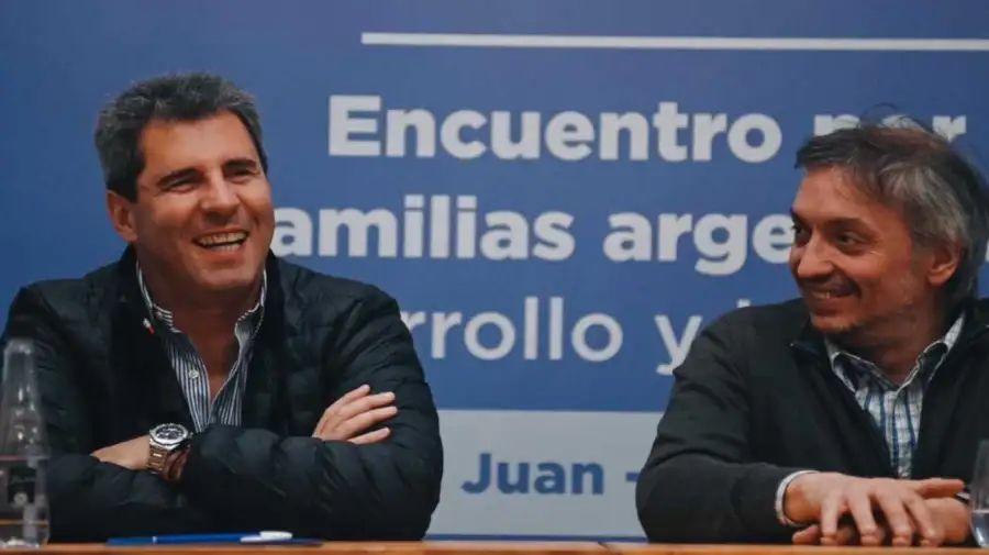 Sergio Uñac y Máximo Kirchner en San Juan 02102026