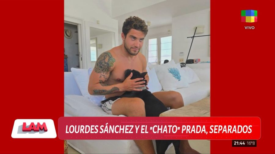 Fran Liotta, el tercero en discordia entre Lourdes Sánchez y El Chato Prada