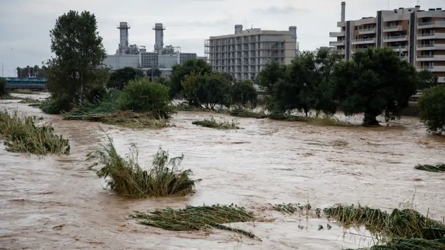 Barcelona sufrió fuertes tormentas e inundaciones.